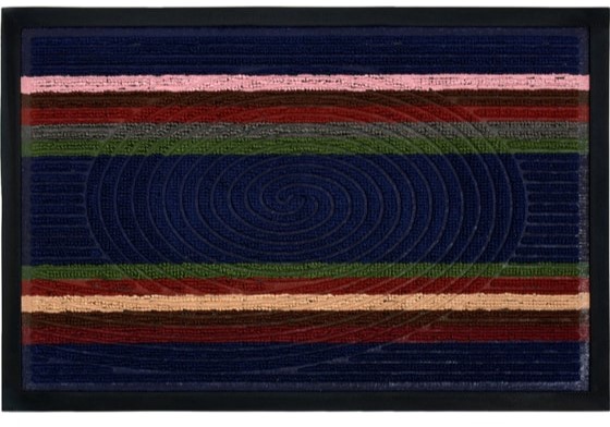 Коврик придверный,"COMFORT"  40*60 см,  синий VORTEX/20