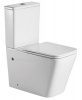 Унитаз напольный Quadro, Rimles, дюропласт, белый