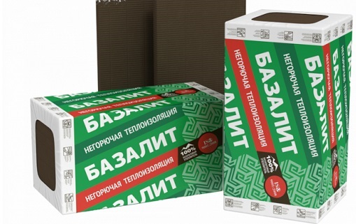 Плиты минераловатные Базалит Л-75 1200*600*100мм (0,288м3., 4 плит)( плотность 62 (+/-12 кг/м3))