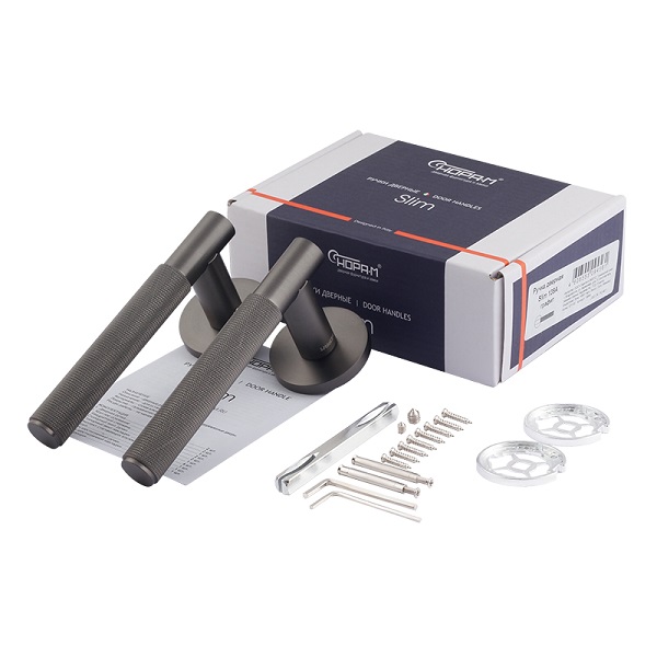 Ручка дверная Slim 139А графит