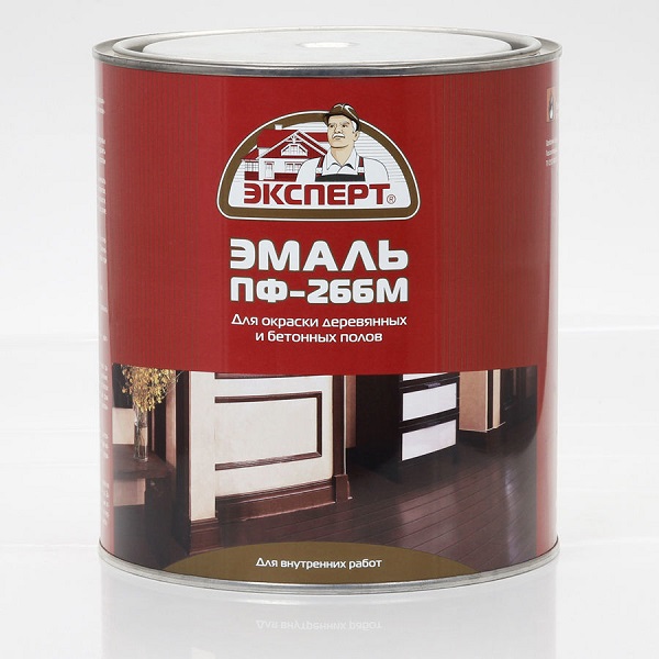 Эмаль ПФ-266М ЭКСПЕРТ золотисто-коричневая  2,7кг (6шт)