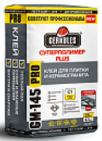 Клей Суперполимер Геркулес GM-145 PLUS PRO, 25кг (56)