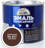 Эмаль 3в1 по ржавчине ЭКСПЕРТ полуматовая коричневая RAL8017 (1,8кг; 6шт) 