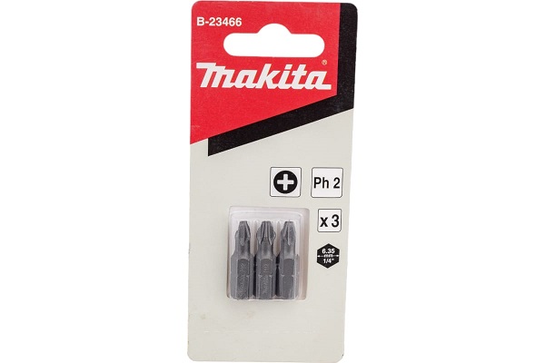 Насадка PH2, 25 мм, C-form, 3 шт. MAKITA