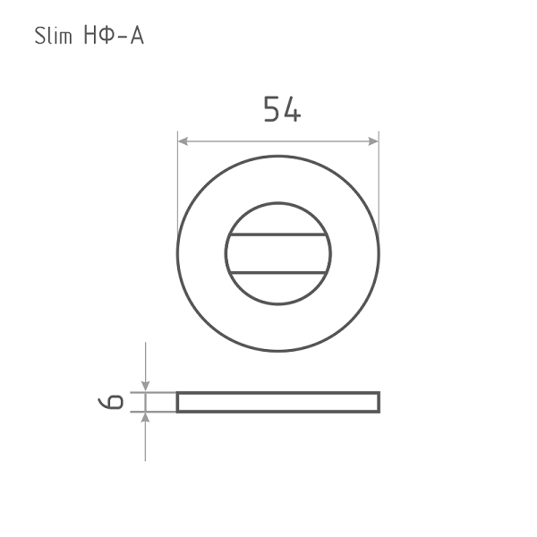 Накладка под фиксатор Slim НФ-А белый