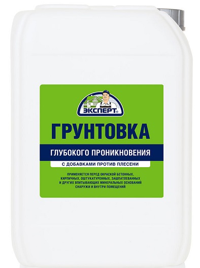 Грунтовка глубокого проникновения ЭКСПЕРТ -30C° (10кг) канистра 