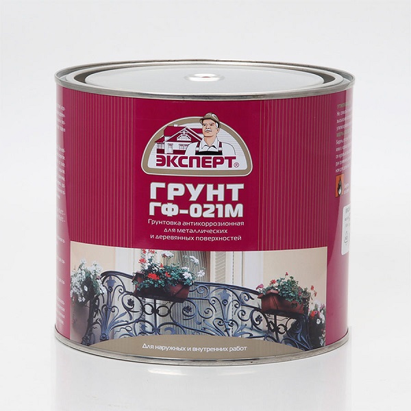 Грунт ГФ-021М ЭКСПЕРТ серый  (2,7кг; 6шт) 