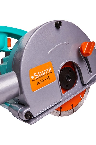 Штроборез Sturm AG915S (1600Вт, 150мм, 4000об/мин, пл.пуск, кейс)