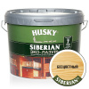 Эко-Лазурь для дерева HUSKY SIBERIAN 9л  п/матовая бесцветная 