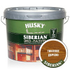 Эко-Лазурь для дерева HUSKY SIBERIAN 2,5л  п/матовая тиковое дерево 